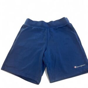 CHAMPION BLUE SWEAT SHORTS